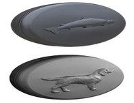 Fish or Dog Moulded 4x4 wheel cover - Fish design