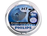 Philips Blue Vision Ultra Xenon Bulbs - H7 twin pack