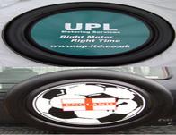 Custom Printed 4x4 Spare Wheel Covers - Wheel Cover with Single Colour Vinyl Printing