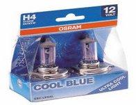Osram Cool Blue Xenon Headlight Bulbs - H4 twin pack