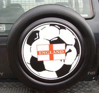 England Flag 4x4 Moulded Wheel Cover