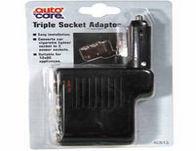 Triple Car Power Socket Adapter 12v DC