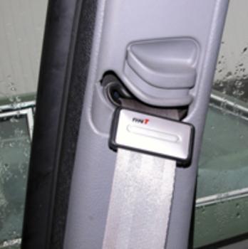 PAIR Carpoint Seat Belt Stopper Klunk Klip 2 seatbelt clip Silver 
