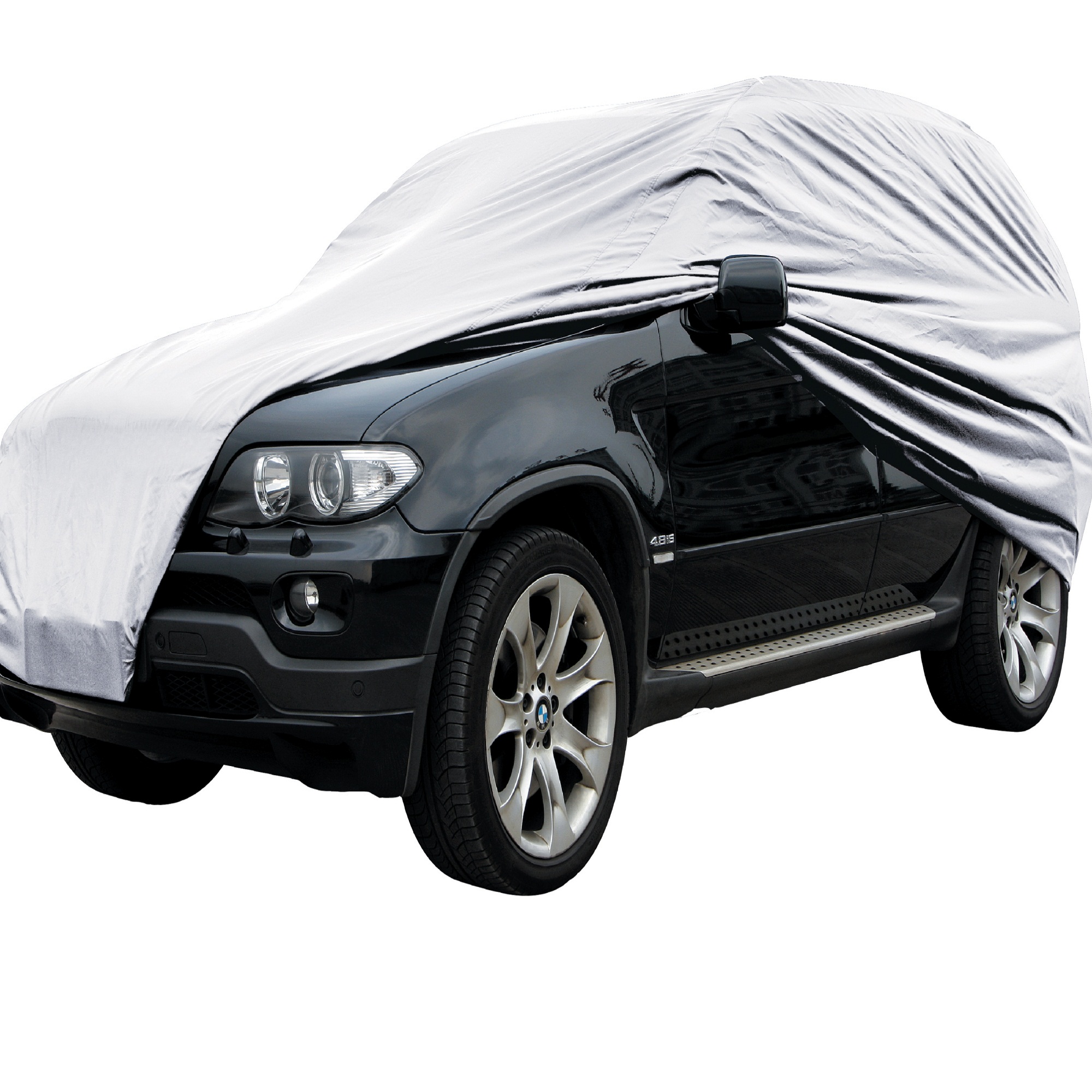 Allweather Perfect Gray Car Cover UV Waterproof Outdoor for Chevrolet Spark
