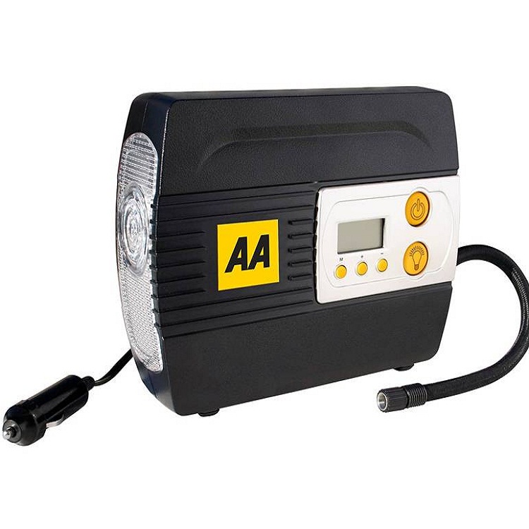 AA 12V Digital Tyre Inflator with Adapters 